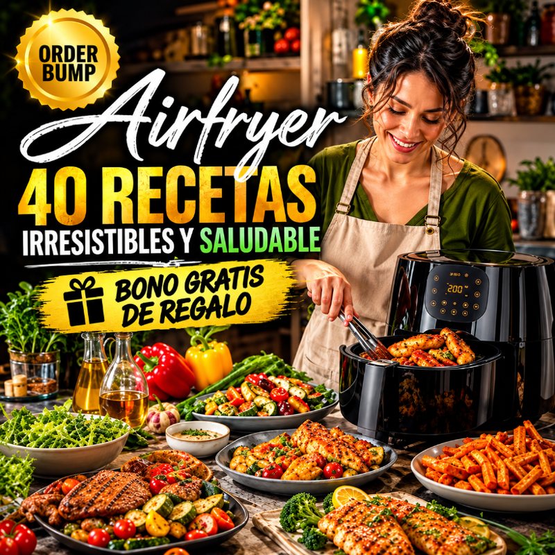 Airfryer: 40 recetas irresistibles y saludables