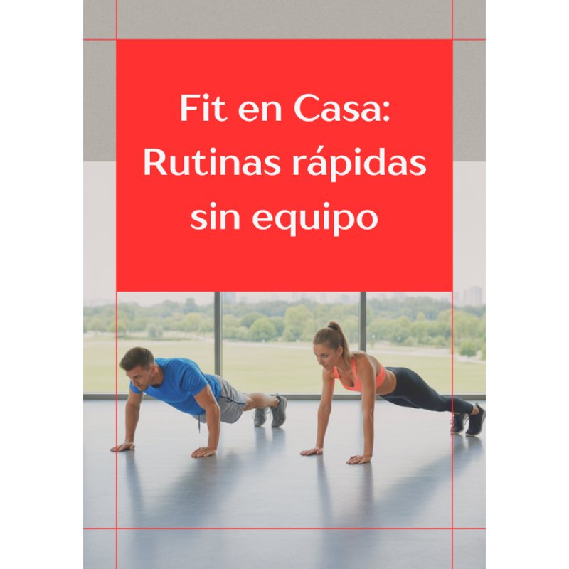 Portada de Fit en casa: rutinas rápidas sin equipo