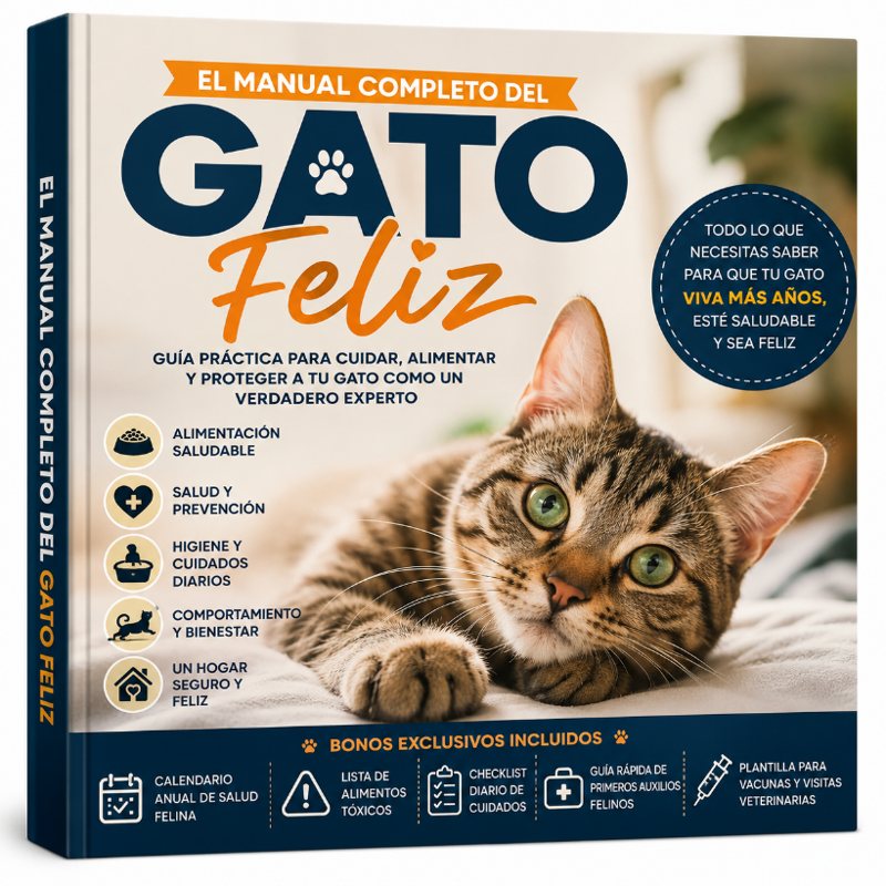 Portada de El manual completo del gato feliz