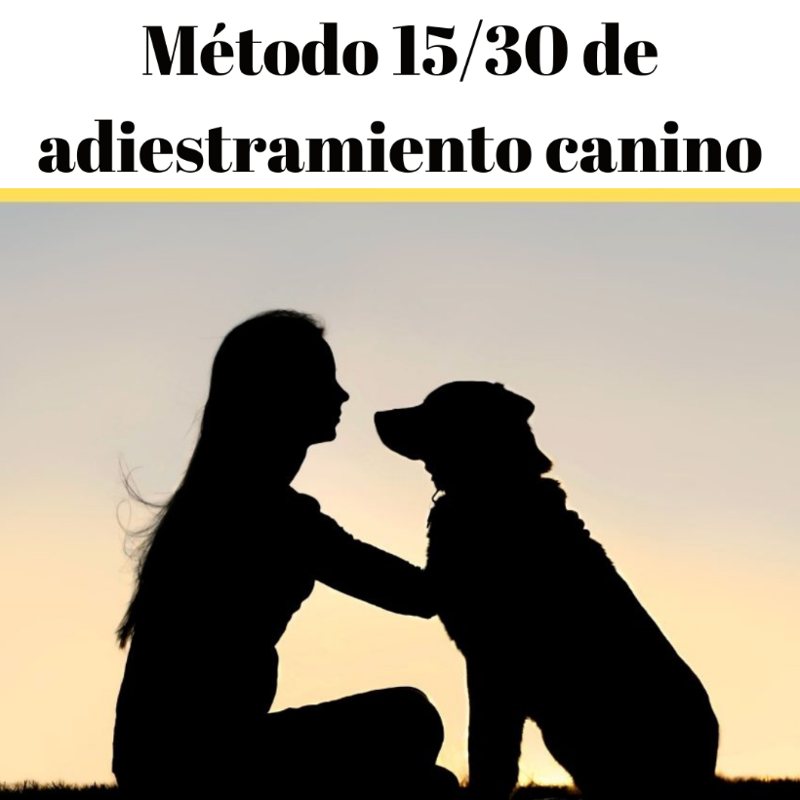 Portada de Método 15/30 de adiestramiento canino